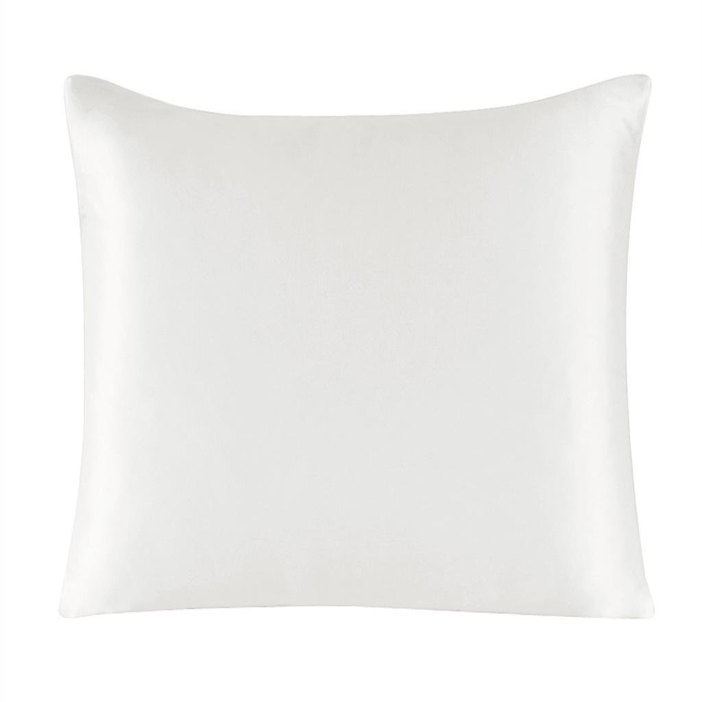 100% Pure Silk Pillowcase With Zipper Cushion Pillow Cover Solid Multicolor Many Sizes 40x40cm 80x80cm