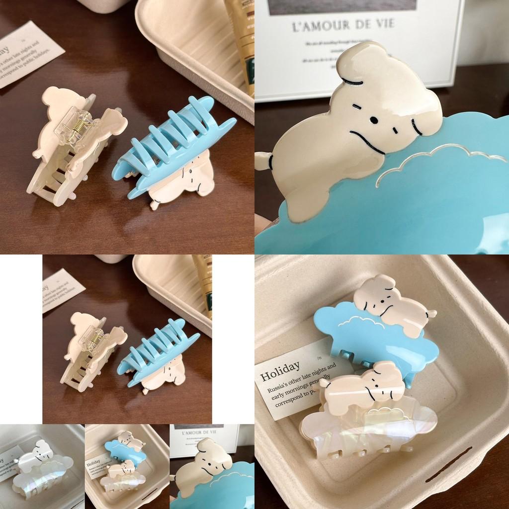 Fashionable Womens Sweet Dog Cloud Hair Claw Clip Perfect For Winter 2024 Style