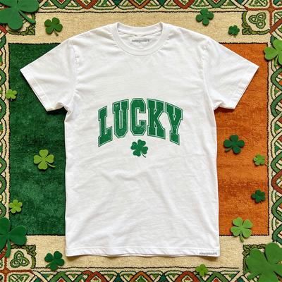 St Patricks Day Lucky Irish Graphic T Shirts Green  Cotton Casual  Funny Festival Unisex Adult Party Tee Festival Shortsleev