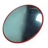 Round Convex Mirror 30 Inch Wide Angle Curved Safety Mirror with Adjustable Stand for Park Lot