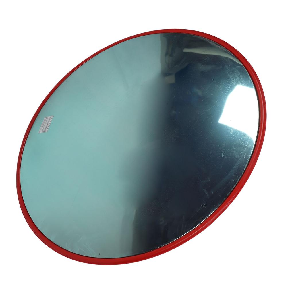 Round Convex Mirror 30 Inch Wide Angle Curved Safety Mirror with Adjustable Stand for Park Lot