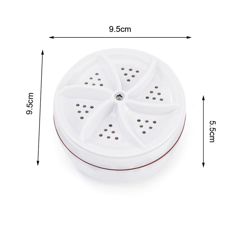 Mini Máquina de Lavar Turbo Portátil Alimentada por USB Limpeza Máquina de Lavar Roupa Íntima Meias Mini Lavadora Turbo Ultrassônica Para Casa Viagem
