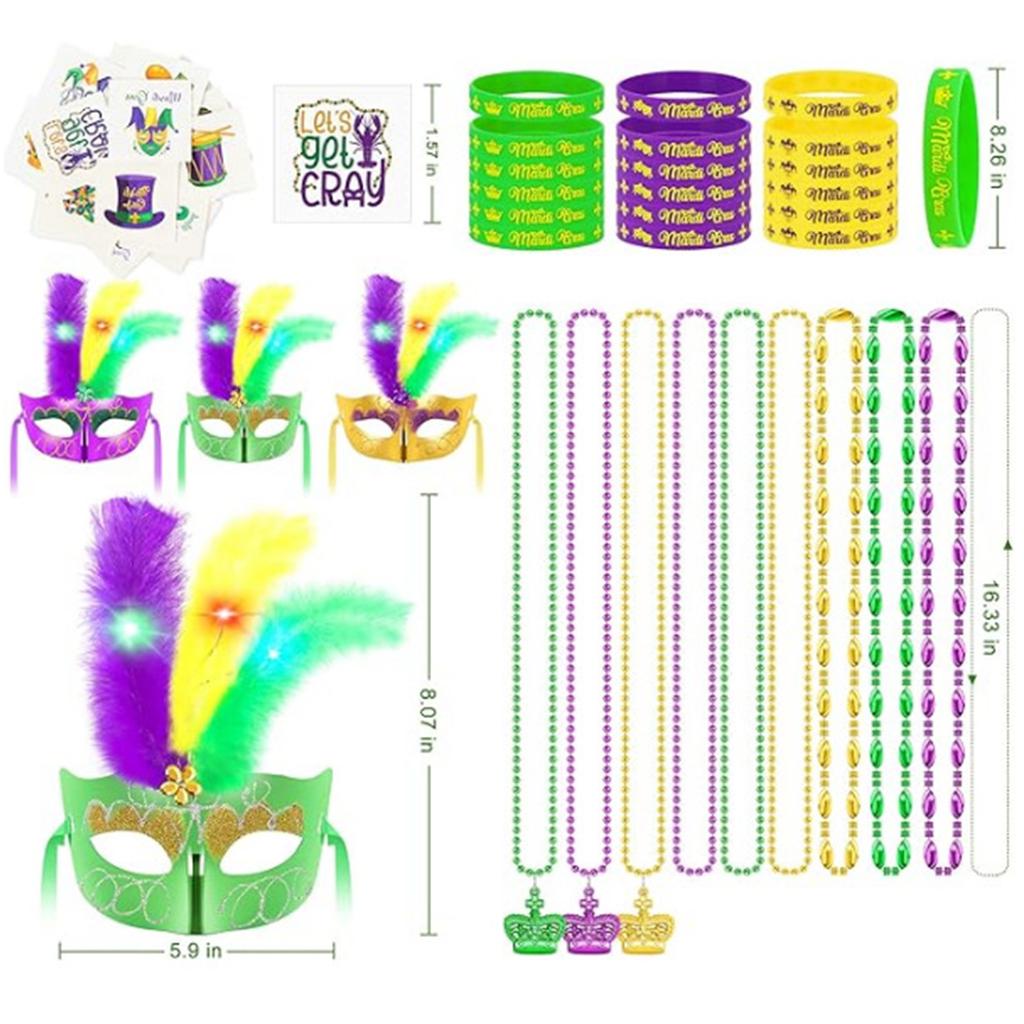 Halloween 70. léta Dámský Disco Kostým Disco Flitry Ples Samolepka na Tělo Náramek Maska Náhrdelník Kostýmové Párty Potřeby