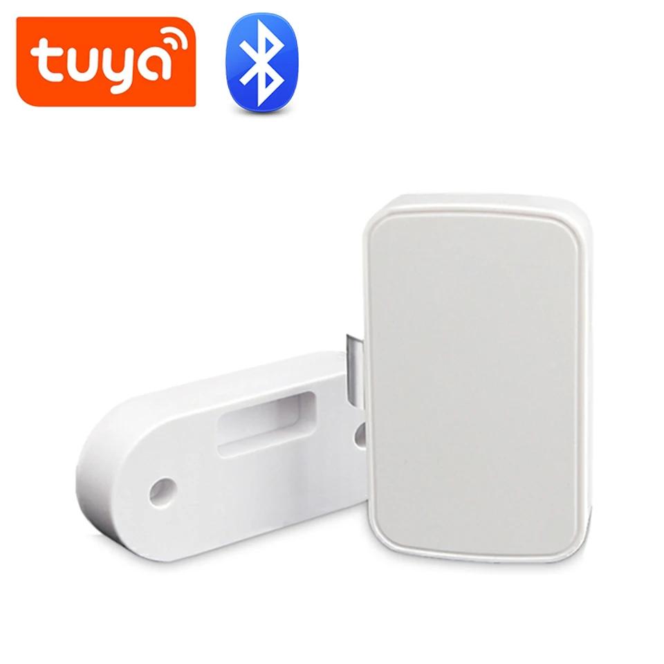 

Tuya Smart Lock Home File Cabinet Wardrobe Door Hidden Lock Беспроводное приложение Bluetooth Разблокировка без удара Невидимый электронный замок