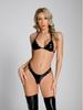 Sexy Women Wetlook Pu Faux Leather Bikini Set Bra Short Suit Pvc Latex Shiny Set Suit Oil Glossy Bandage High Cut Thong Clubwear