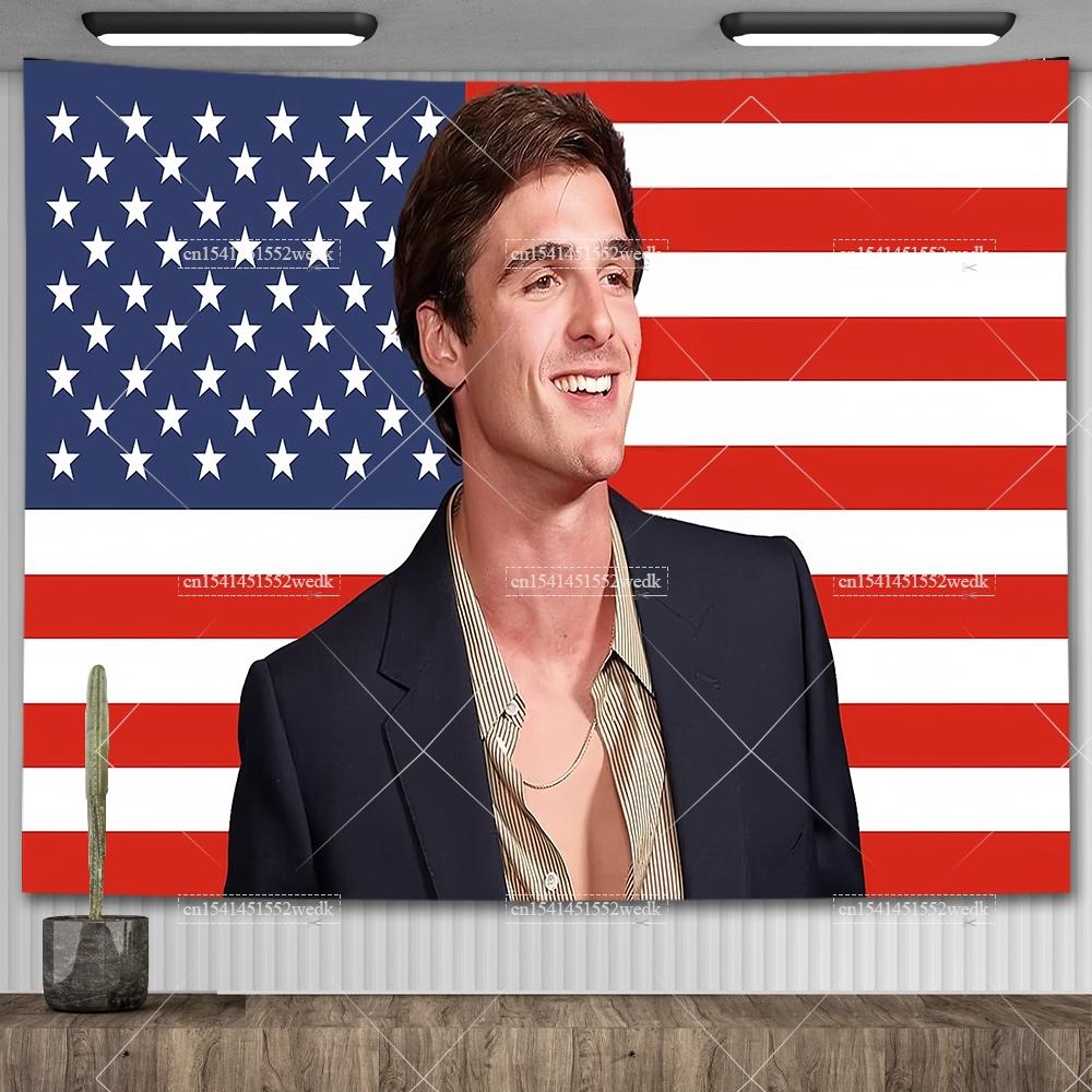 Amerikanischer Rap-Gott Hip-Hop-Musikflagge Eminem Wandteppiche Wandbehang Meme-Wandteppich Kunst Ästhetische Raumdekoration Schlafzimmer-Wandbehänge