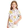Girls' School Uniform Printed T-Shirt for Back To School Casual Wear