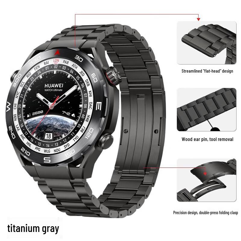 CHENSONG Metal Watch Strap for Huawei Watch Pro Series