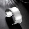 High Quality   Jewelry Bangle Bracelet Simple Round Big Open Bangle Women Men Trendy Jewelry