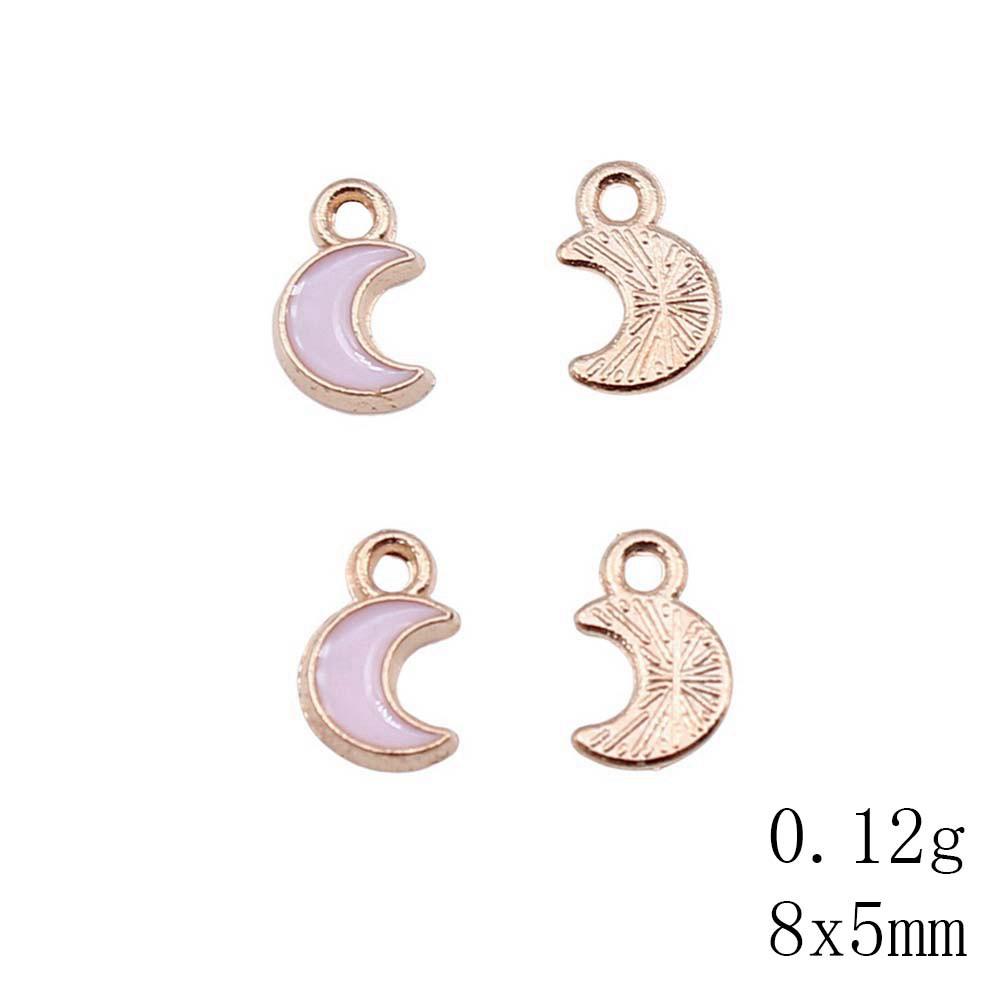 Mother's Day Charms For Nails Pentagram Moon Enamel Charms Pendant Art Supplies Pendant Accessories