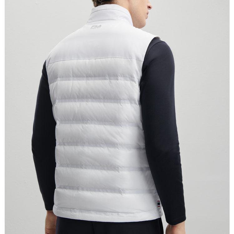 New FILA Down Jacket Men's Standard White F11M341901F-WT