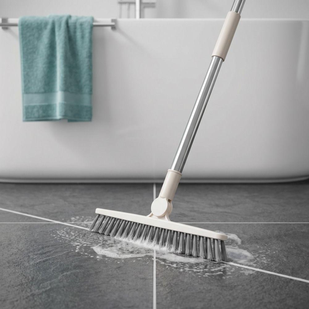 3 In 1 Home Floor Brush Long Handle Groove Tile Cleaning Brush Simple Corner Crevice Mop Floor