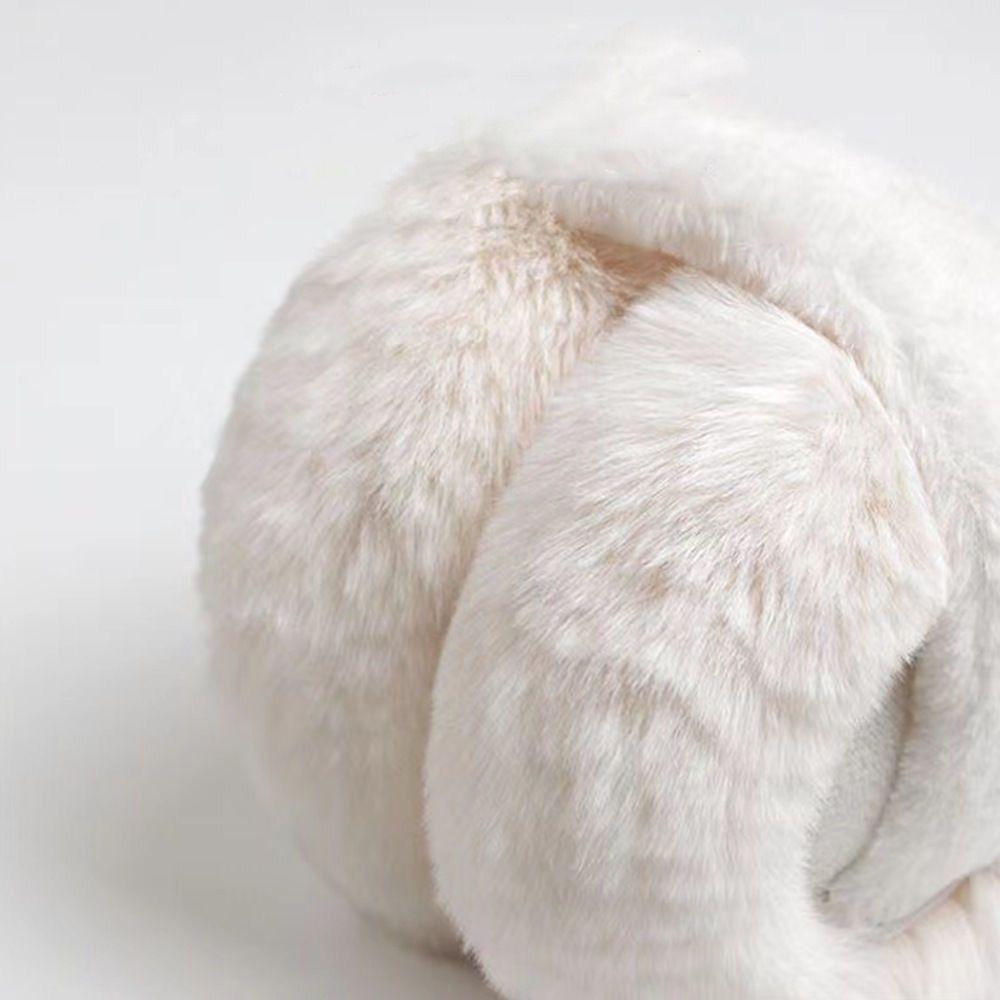 Solid Color Imitation Fur Plush Earmuffs Folding Foldable Ear Cover Comfortable Ear Muffs  Student