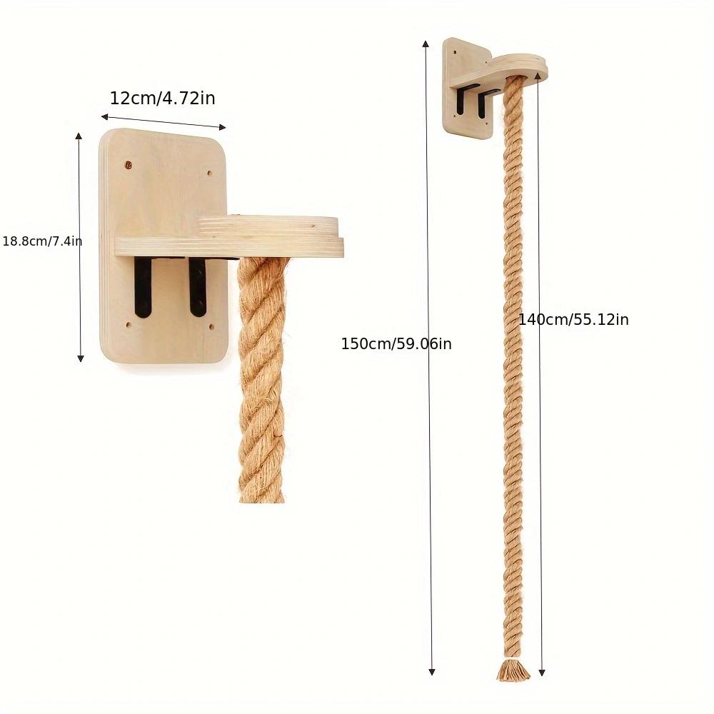 Cat Perch Small cat sleeping and playing scratching post Wall-mounted cat climbing frame Cat tree tower Hammock Scratching post