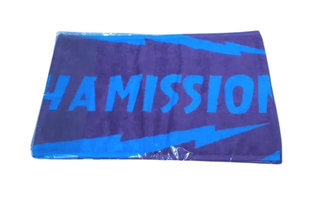 MAN WITH A MISSION muffler towel in Shiiku Sukio color (purple x light blue)
