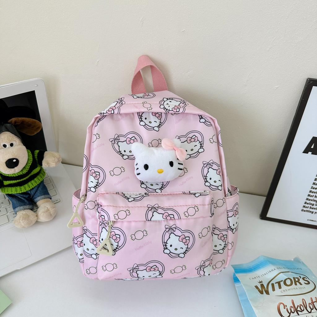 Cute Animal Print Toddler Backpack Lightweight Spacious Nylon Preschool Bookbag