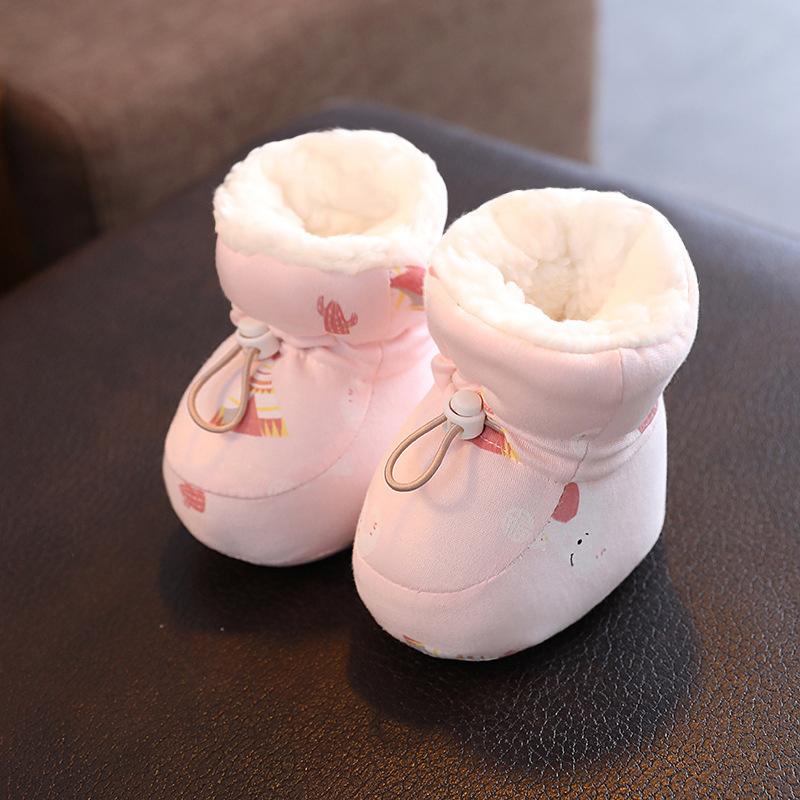 Warm Infant Toddler Crib Snow Boots Soft Comfortable Infant Girls Boys Anti-Slip Socks  Newborn Baby Shoes