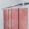 Pink Watercolor Floral Shower Curtain Home Decor Bathroom Decoration Waterproof Washable Size Customizable For Bathtub Or Tubs P