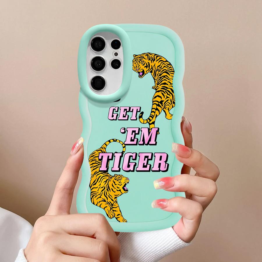 Cool Tiger Soft Phone Cover Case for Samsung Galaxy S22 Ultra A26 A25 S21 S25 S24 S20 FE S23 Plus A35 A55 A34 A24 A36 A54