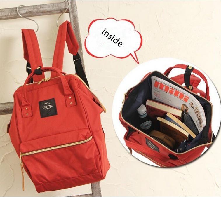 Students Canvas Fashion Backpack Unisex High Quality Waterproof School Bag