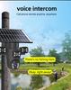 4G Solar-Powered Outdoor Wireless Camera, Ultra HD 6MP with Triple Lens