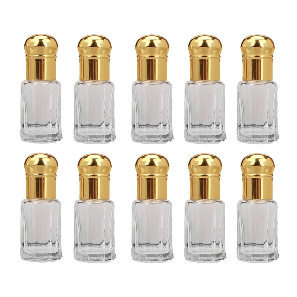 1 Stück 3ml 6ml 12ml Ätherische Öle Roll-On Flaschen Transparente Glas Roll-On Flaschen Leere Parfümflaschen Behälter Glasfläschchen