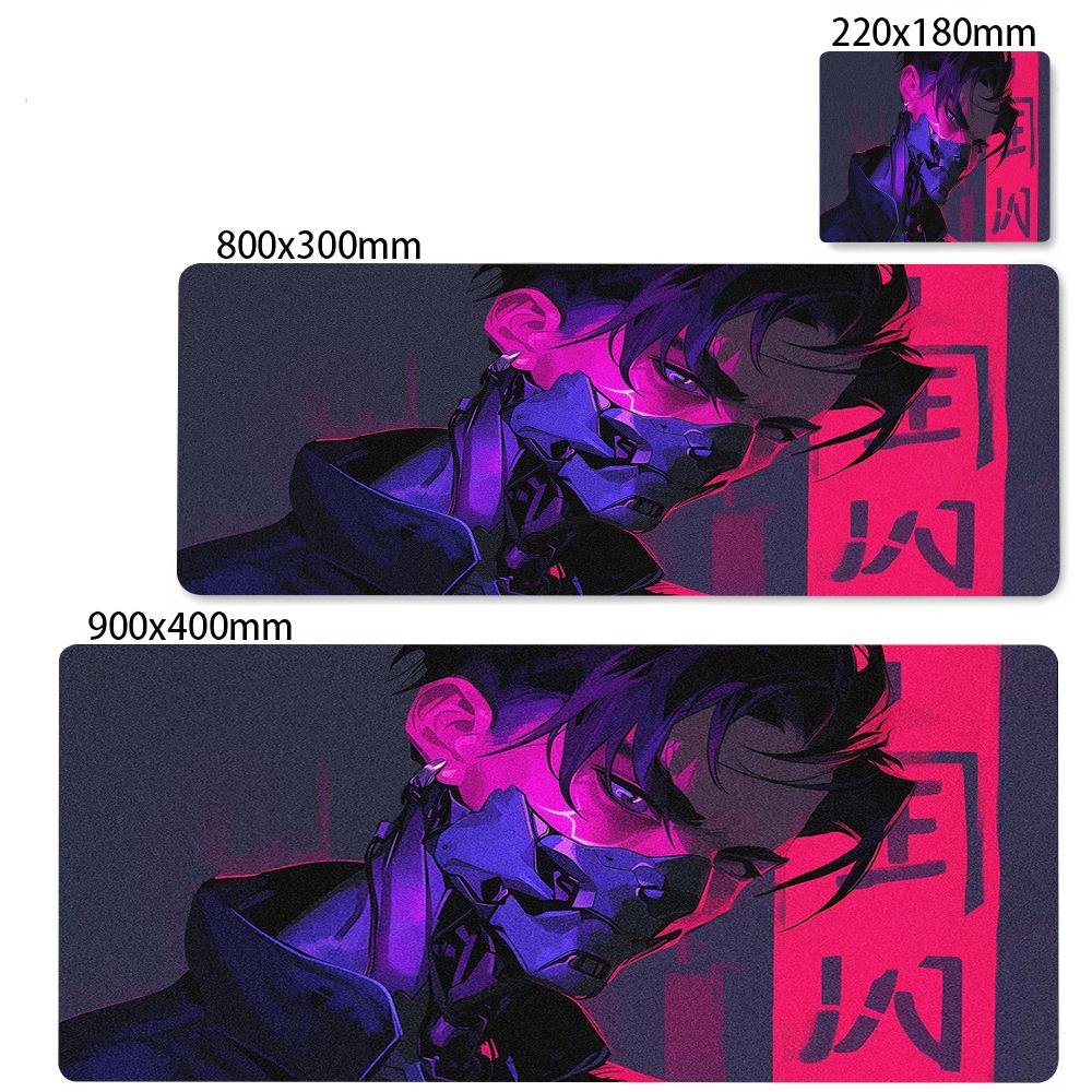 Large Gaming Mosue Pad Premium Mousepad Gamer Mask Girl Anime Mouse Mat XXL xcm Deskmat Computer Keyboard Pads Office Carpet