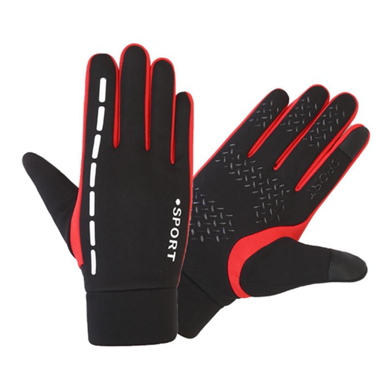 Warm Gloves for Autumn and Winter Riding for Men and Women Outdoor Sports Plus Velvet Cold Proof Feng Shui Motorcycle Touch Screen Gloves