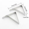 12pcs Non-slip Stainless Steel Table Clamp For Firm Fixation Stainless Steel Clip Fixing Clip