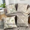 Vintage Floral Pillow Covers Pattern Cushion Cover Suitable for Sofa Bedroom Car Pillow Cover