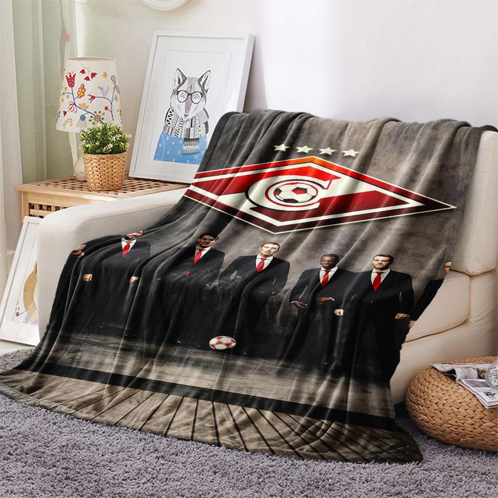 1PC Spartak Moscow Victory Blanket, High Quality Comfortable for All Seasons, Home Decor, Warmth and Comfort