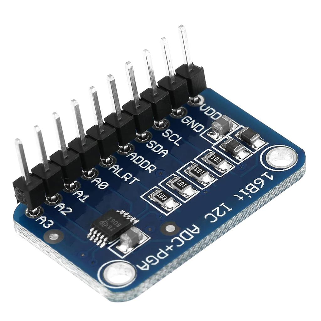 Analog to Digital Module,1pc 16‑Bit I2C ADC Development Board Analog to Digital Converter Module