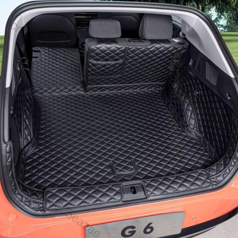 For 2026 2025 2024 Xpeng G6 Car Boot Mat Rear Trunk Liner Cargo Protection Leather Mat Interior Modification Accessories