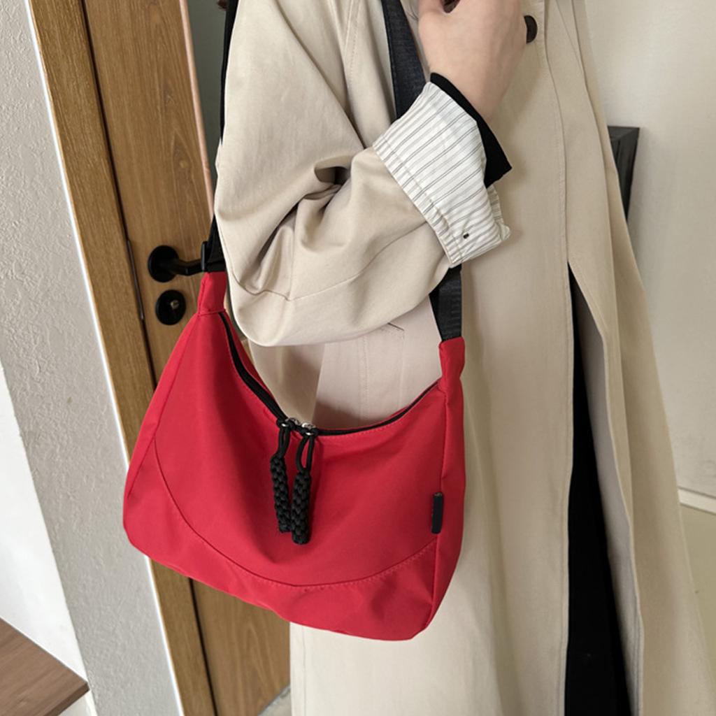 Messenger Bag Polyester Fashionable Multifunctional Women Shoulder Purse for Work