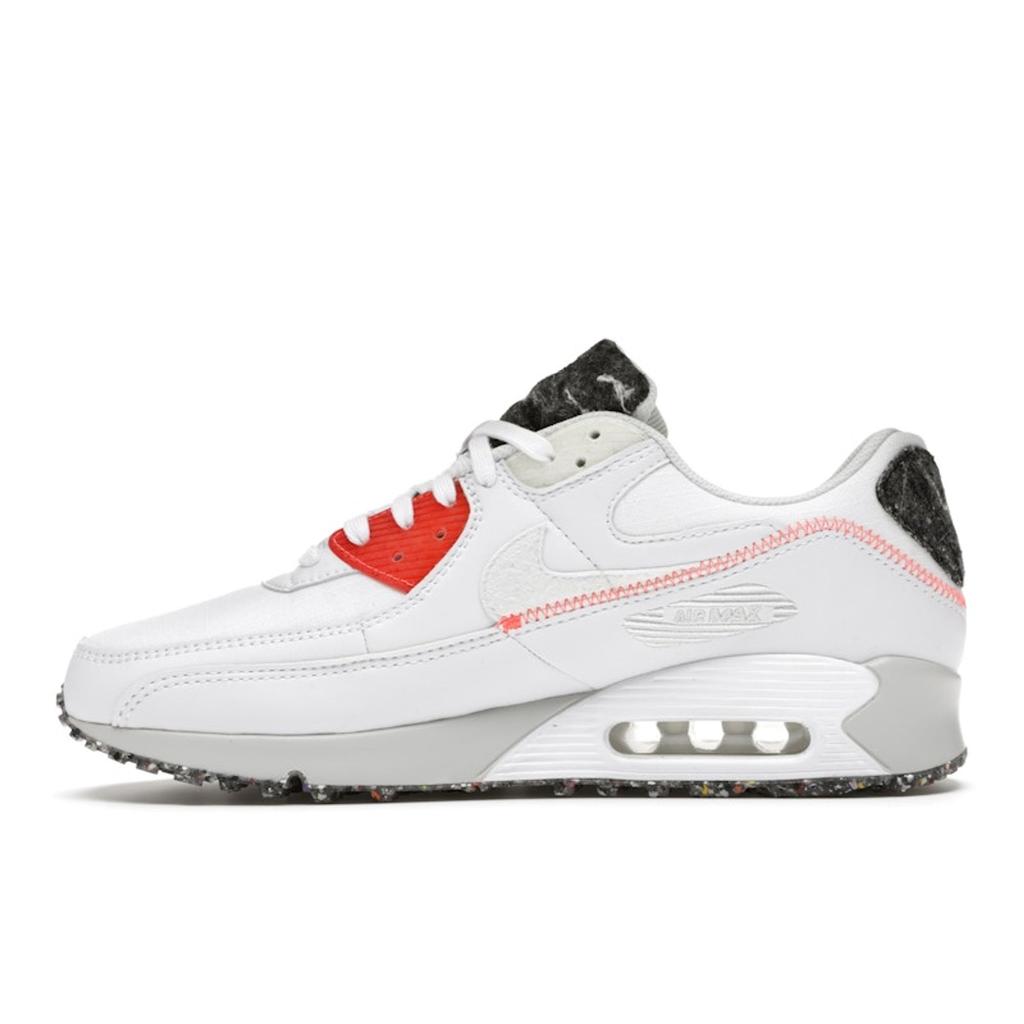 Nike Air Max 90 M2Z2 Recycled Wool Pack - White Photon Dust Herren Sneakers Bright-Crimson DD0383-100