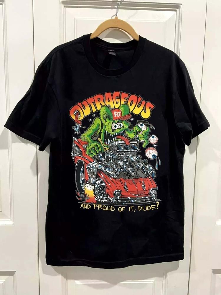 Ed-Roth Rat-Fink Race Funny T-Shirt Unisex T-Shirt XL