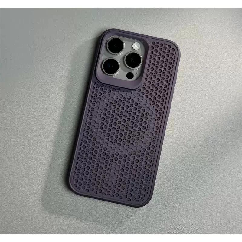 Luxury Dissipate Heat Magsafe Phone Case For For Iphone 11 12 13 14 15 16 Pro Max Plus Magnetic Shockproof Bumper Cases Cover