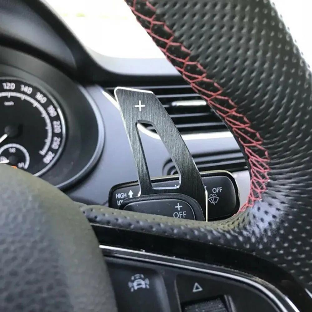 2Pcs Auto Steering Wheel Shift Paddle Shifter Extended Accessories for VW GOLF GTI R GTD GTE MK7 7 2013 - 2018 (not for Golf 7)