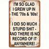 Vintage Retro Metal Poster 2D Wall Art Sign for Garage