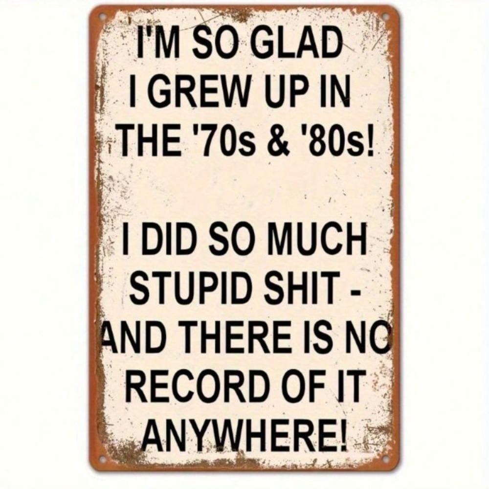 Vintage Retro Metal Poster 2D Wall Art Sign for Garage