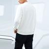 Anta Life Series Long Sleeve Fleece Pullover Sweatshirt Men Tops White 952048729-1