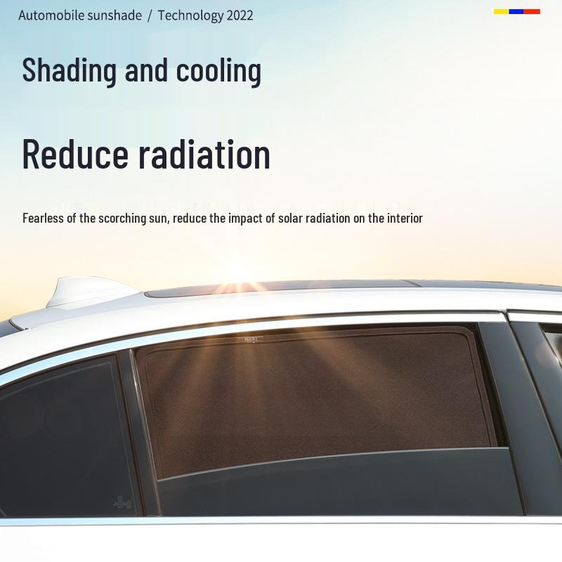 Magnetic Car Window Curtains: Sun Shades & Mosquito Repellent, Heat Insulation, Sun Block, Custom Fit for Specific Models, Free Shipping
