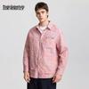 Mark Fairwhale Men's Retro Plaid Loose Fit Shirt Jacket