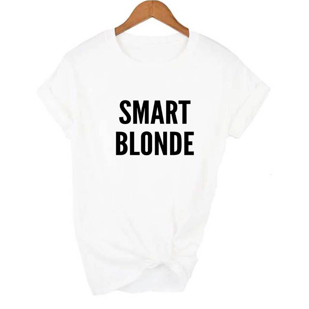 Fun Brunette Blonde Print Bbf Best Friends Sisters T Shirt Women Short Sleeve Graphic Tees