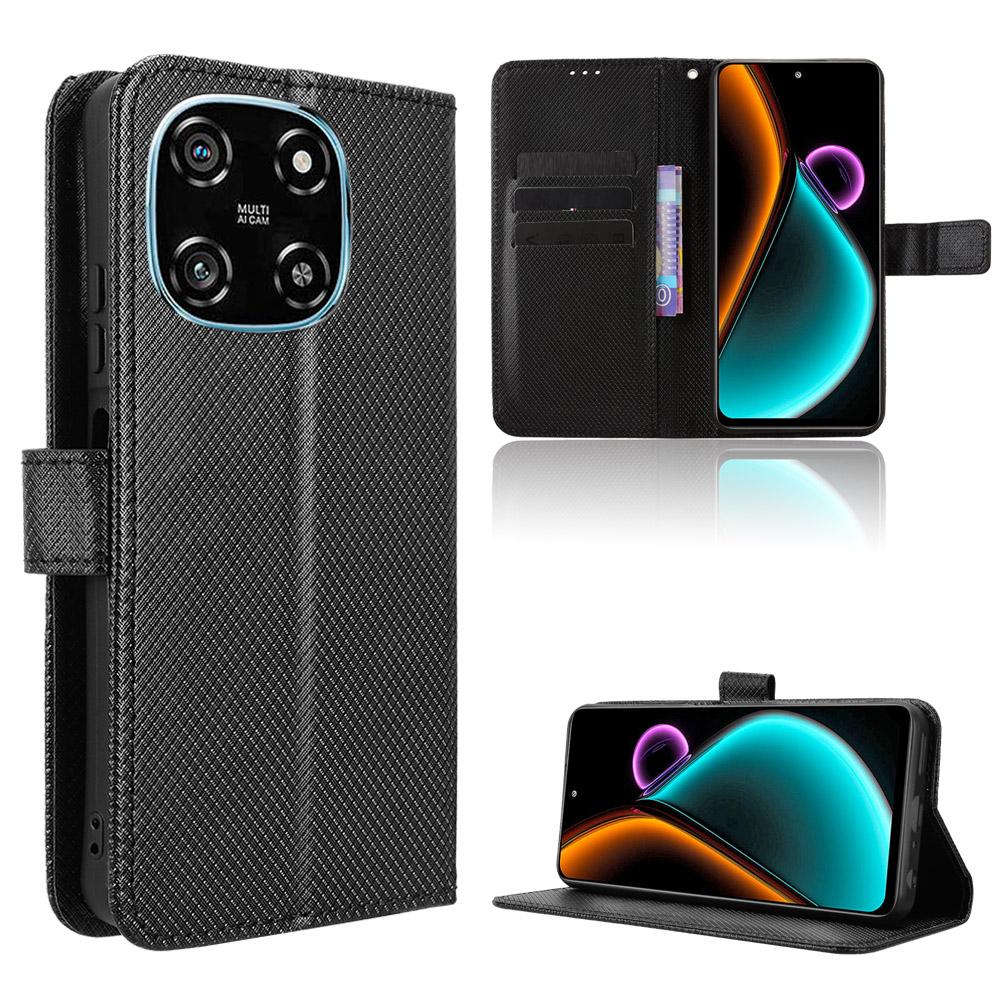 Flip Cover für Blackview Color 6 PU-Leder Ganzkörperschutz [RFID-Blockierung] Handyhüllen Brieftaschen-Cover