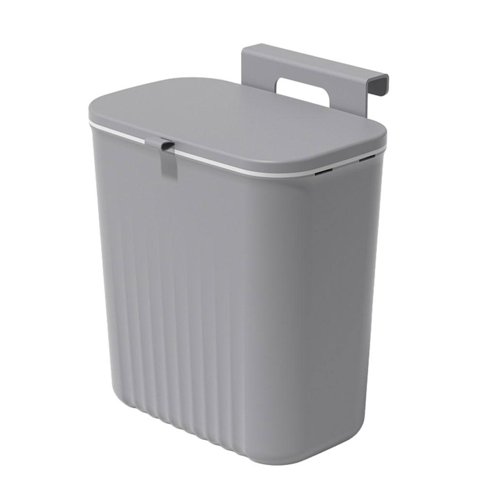High-Strength PP Plastic Trash Can - Sealed And Odorless Easy To Clean Wall Mounted Trash Can Trash Can For Kitchen