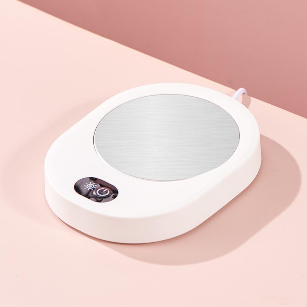Oval Shaped Thermostatic Coaster Intelligent Electric Heating Cup Pad  Winter