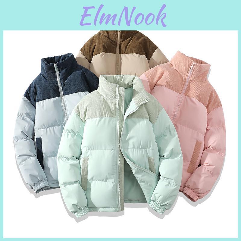 Winter Korean Version Cottonpadded Mens Thick Warm Coat Mens And Womens Casual Windproof Stand Collar