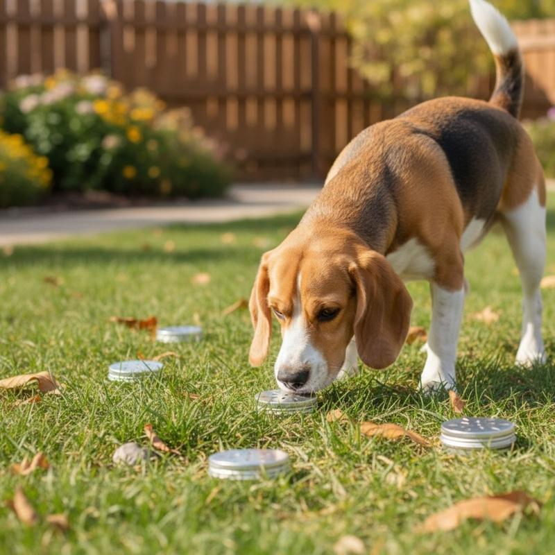 10pcs Aluminum Dog Scent Training Can With Durability Design for Mental Stimulation and Interactively Play