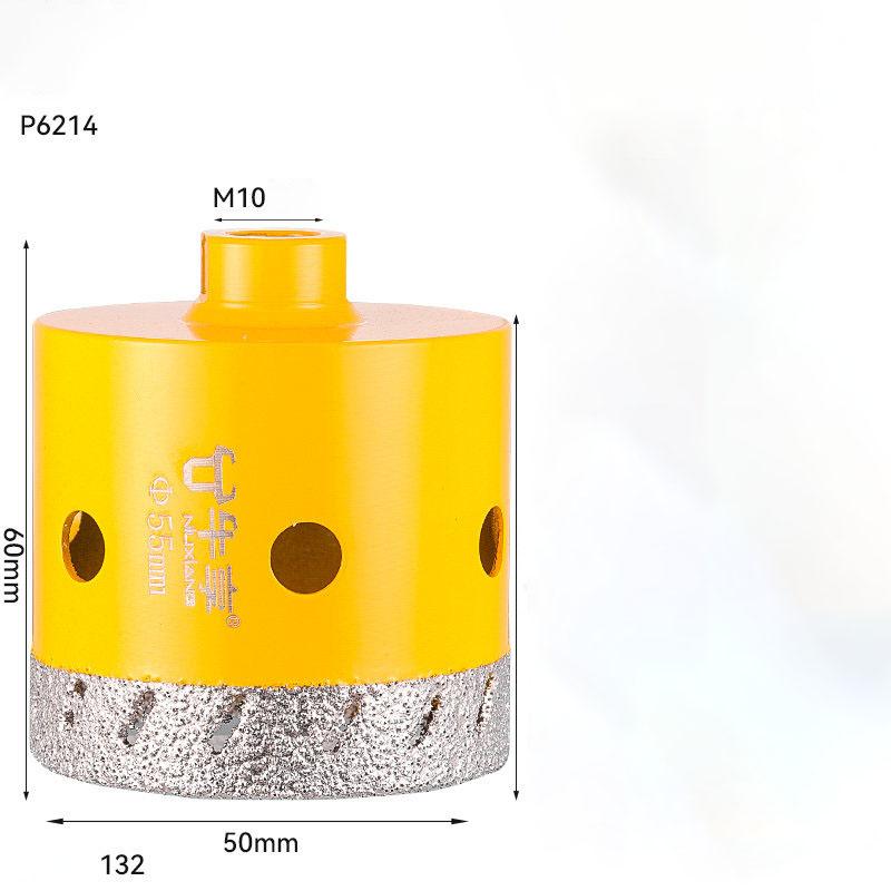 M10 Thread Angle Grinder Glass Ceramic Hole Opener Drill Bit 20-50mm Dry Vacuum Hand Grinder for Ceramic Tile Granite Marble